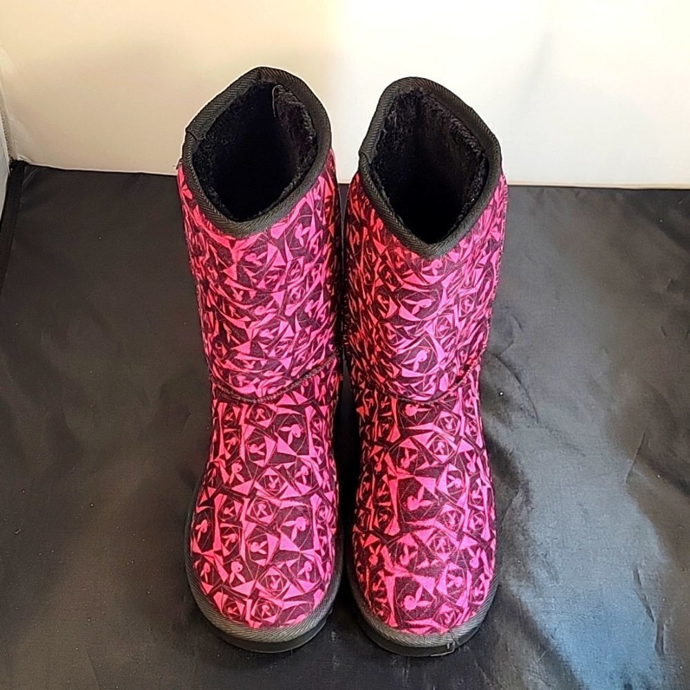 BRAND NEW PLAYBOY BUNNY UGG STYLE WOMEN"S SLIP ON BOOT